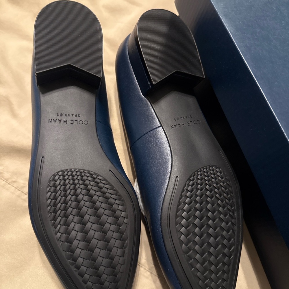 Cole Haan women  Navy Slip-On Loafers
